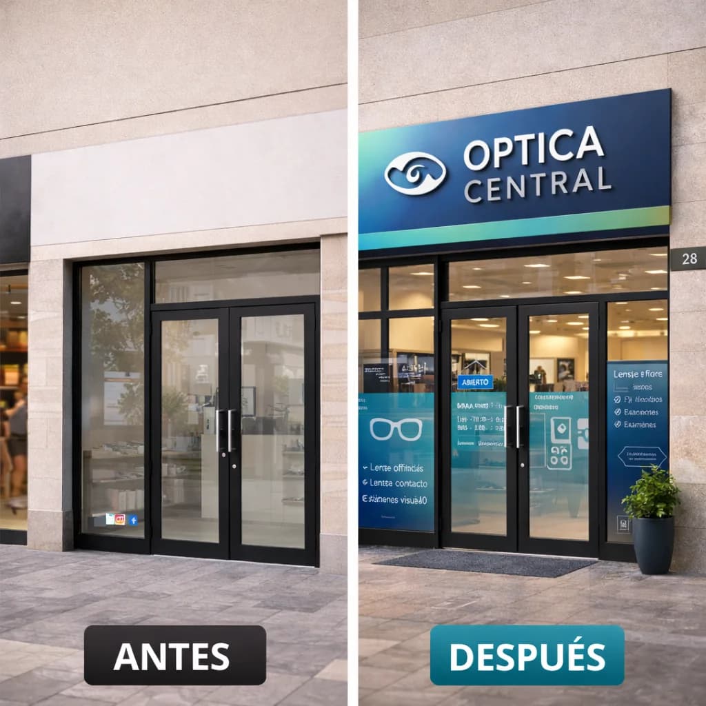 Rótulos de fachada para señalización corporativa exterior