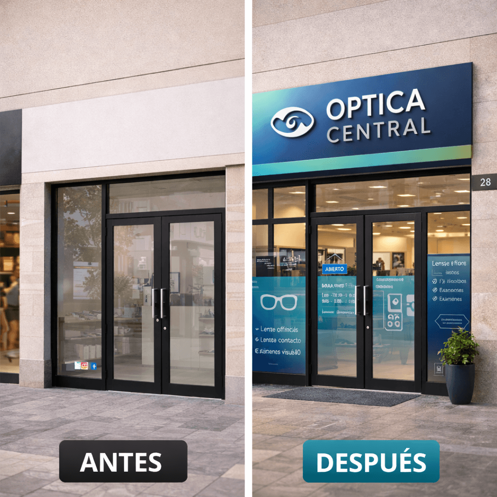 Rótulos de fachada para señalización corporativa exterior