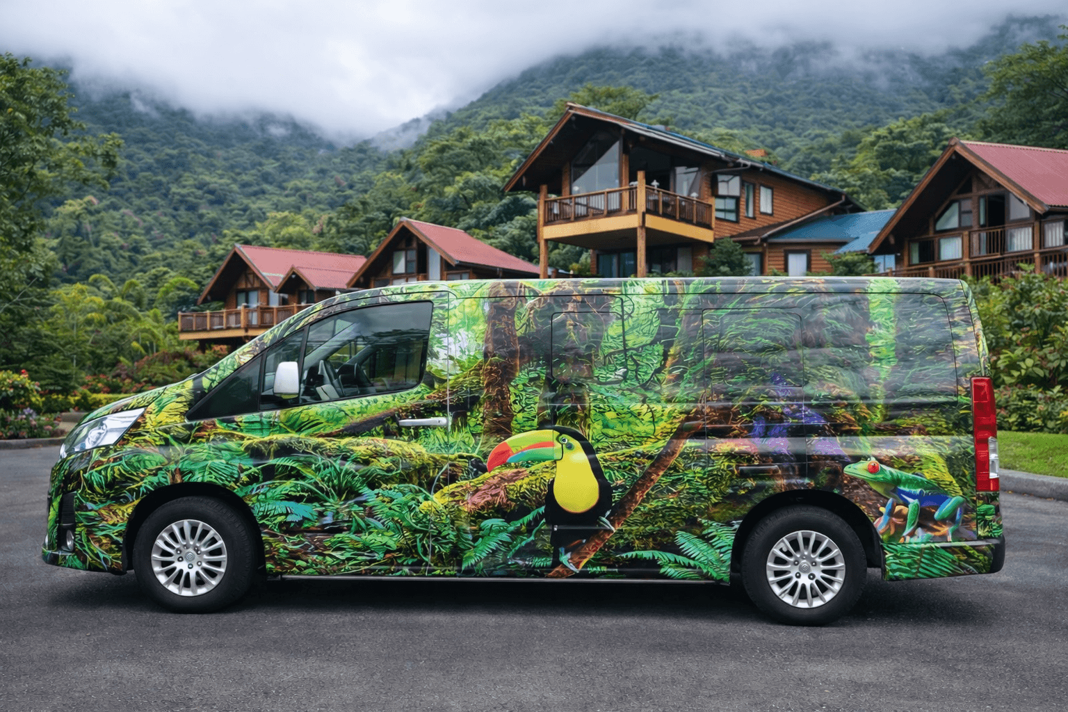 Rotulación de vehículo liviano — wrap completo Tropical Tour